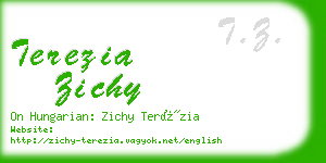 terezia zichy business card